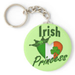 Irish Princess Heritage Heart keychains