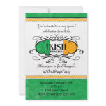 Irish Princess Party Invitation