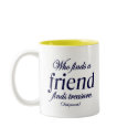 Irish Proverb Friend Quote mugs