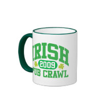 IRISH PUB CRAWL 2009 COFFEE MUG