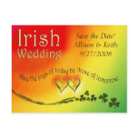 Irish Save the Date Wedding Postcard