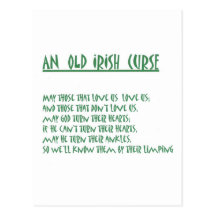 Irish Saying Post Cards