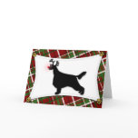 Irish Setter Reindeer Christmas Card