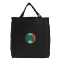 irish shamrock circle tote embroidered bags