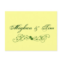 Irish Shamrock design Postcards