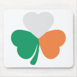 irish shamrock flag mousepads