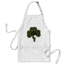 Irish Shamrock Gift Apron