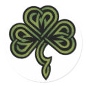 Irish Shamrock Gift stickers