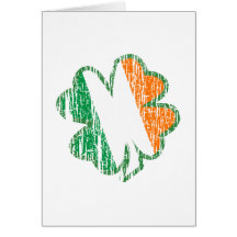 Irish Shamrock Greeting Card