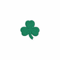 Irish Shamrock Long Sleeved Embroidered Shirt