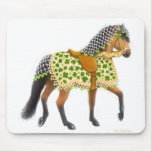 Irish Shamrock Parade Horse Mousepad