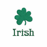 Irish Shamrock Polo Shirt embroidered shirts