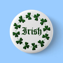 Irish Shamrock Ring Button buttons