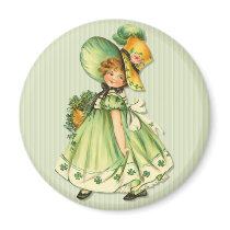 Irish Shamrock Stroll Refrigerator Magnets