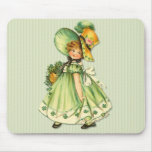 Irish Shamrock Stroll mousepads