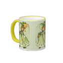 Irish Shamrock Stroll mugs