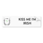 Irish Shamrock Tattoo bumper stickers