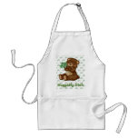 Irish Shamrock Teddy aprons