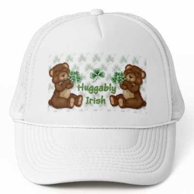 Irish Shamrock Teddy Trucker Hat by Spice