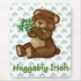 Irish Shamrock Teddy Mouse Mat