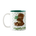 Irish Shamrock Teddy mugs