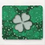 Irish shamrocks mousepads