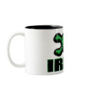 Irish Skull & Crossbones mugs