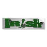 Irish St. Patrick's Day gifts bumper stickers