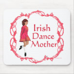 Irish Step Dance Mother - Red mousepads
