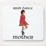 Irish Step Dance Mother - Red mousepads