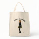 Irish Step Dancer - Ash Blonde Hair - Black Dress bags