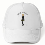 Irish Step Dancer - Black Dress, Blonde Hair Mesh Hats