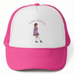 Irish Step Dancer in Mauve Dress hats