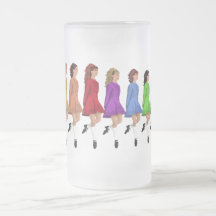 Irish Step Dancers - Rainbow Line of Dancers Mug