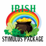 Irish Stimulus Pot of Gold photo sculptures