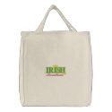 Irish Sweetheart embroidered bags