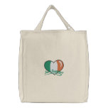 Irish Sweetheart Tote Embroidered Tote Bags