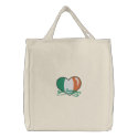 Irish Sweetheart Tote embroidered bags
