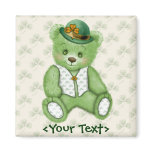 Irish Teddybear - Green magnets