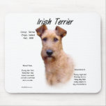 Irish Terrier History Design mousepads