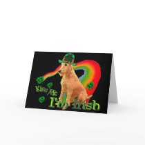 Irish Terrier St. Patricks Cards