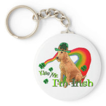 Irish Terrier St. Patricks Keychains
