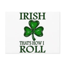 Irish That's How I roll Postcards