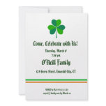 Irish themed Invitation