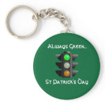 Irish Traffic Light Key Ring keychains