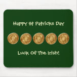 Irish Trinkets Gold Coins Mousepad
