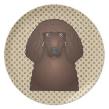 Irish Water Spaniel Cartoon