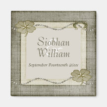 Irish Wedding Refrigerator Magnet