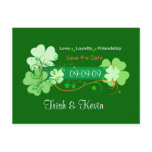 Irish Wedding Save the Date Postcard