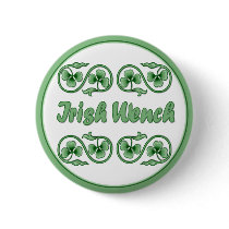 Irish Wench and Shamrocks Pins